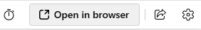 the option to 'open in browser' in the top right corner of the whiteboard