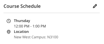 Course schedule image