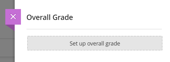 click 'set up overall grade' in the gradebook settings